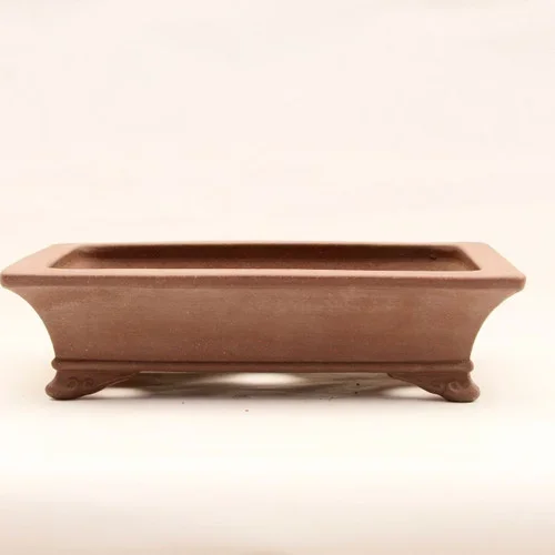 10″ Keizan Unglazed Rectangle Tokoname Pot – TK1002