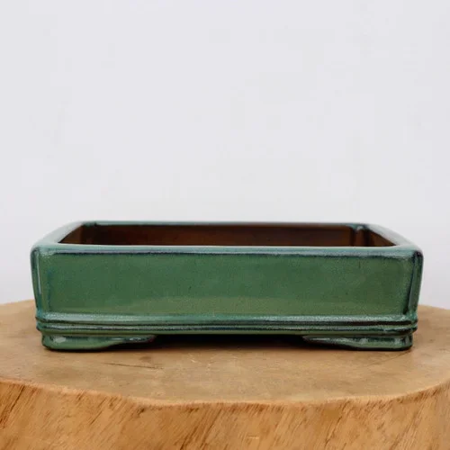 10-Inch Glazed Yixing Bonsai Pot (No. 2315a)