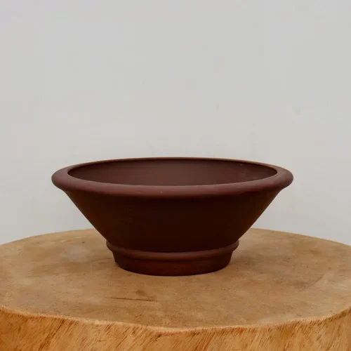 9″ Unglazed Yixing Bonsai Pot (No. 2383)